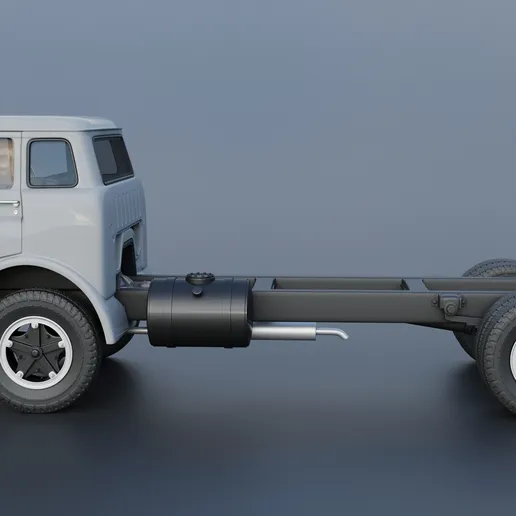 1/25 resin 3d printed Ford C600 by Andrey Bezrodny