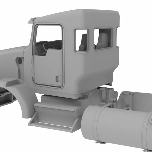 1/25th 3d printed Kenworth T800 day cab kit by Alpha Centauri see details