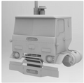 1/25th 3d printed GMC CRACKERBOX DFR 8000 SLEEPER CAB