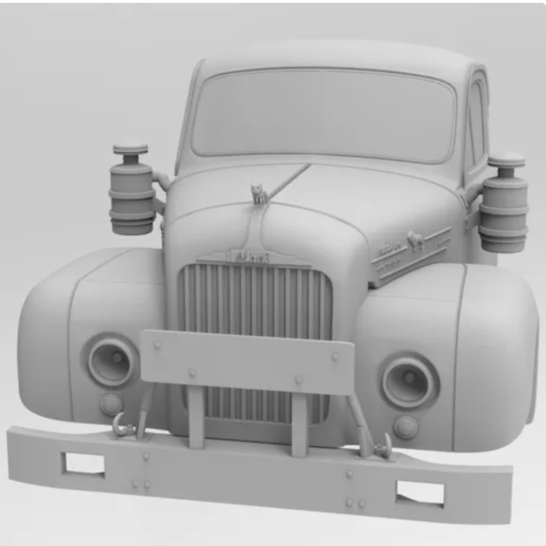 3d printed MACK B-61  1/25 SCALE CAB designed by Alfa Cantauri