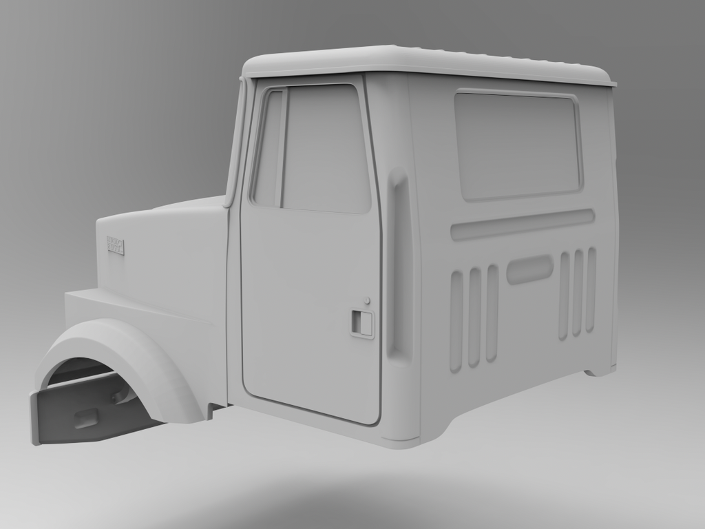 1/25 resin 3d printed White Road Boss 2 long hood version no interior