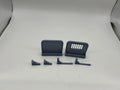 Scale Speed Garage narrow headache rack with chain box