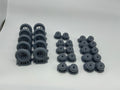 Scale Speed Garage 1/25 NDT H78 670-15 tires and 15x5 wheels