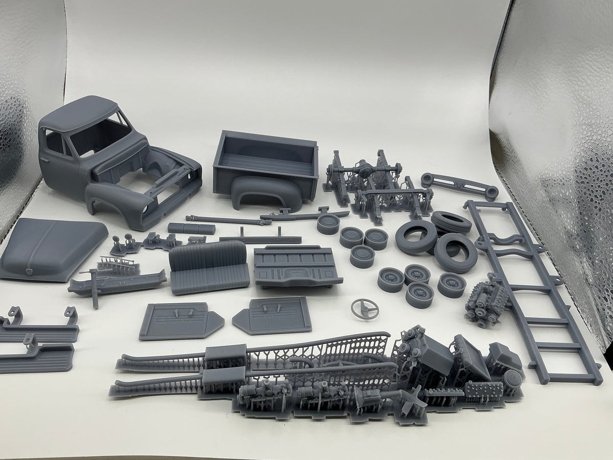 1/25 Scale 1953 Ford Pickup Resin Model Kit – Designed by Andrey Bezrodny
